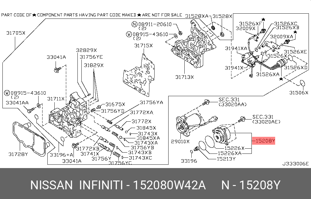 152080W42A NISSAN Деталь