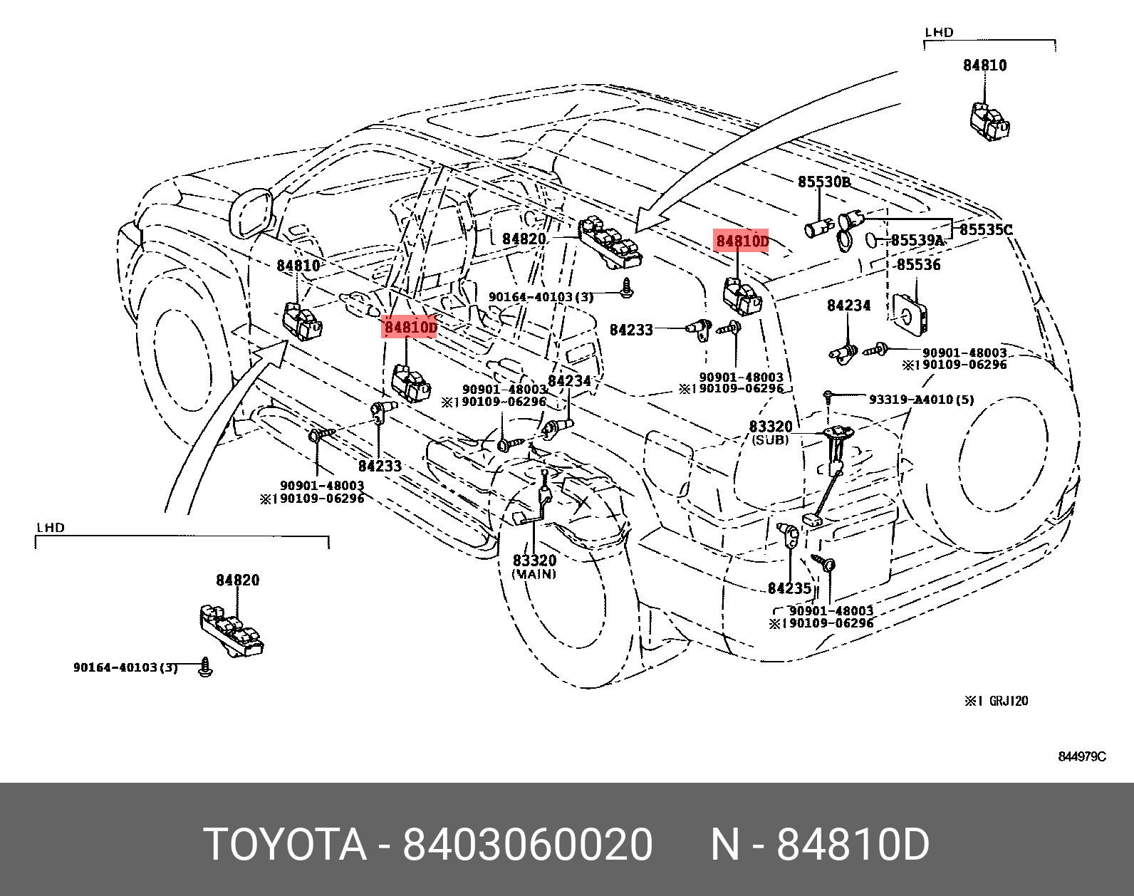 8403060020 TOYOTA 