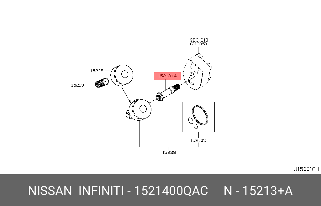 1521400QAC NISSAN Деталь