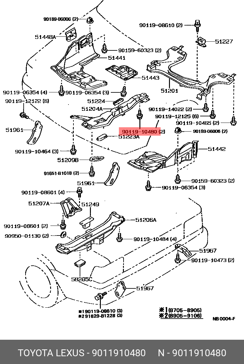 9011910480 TOYOTA 