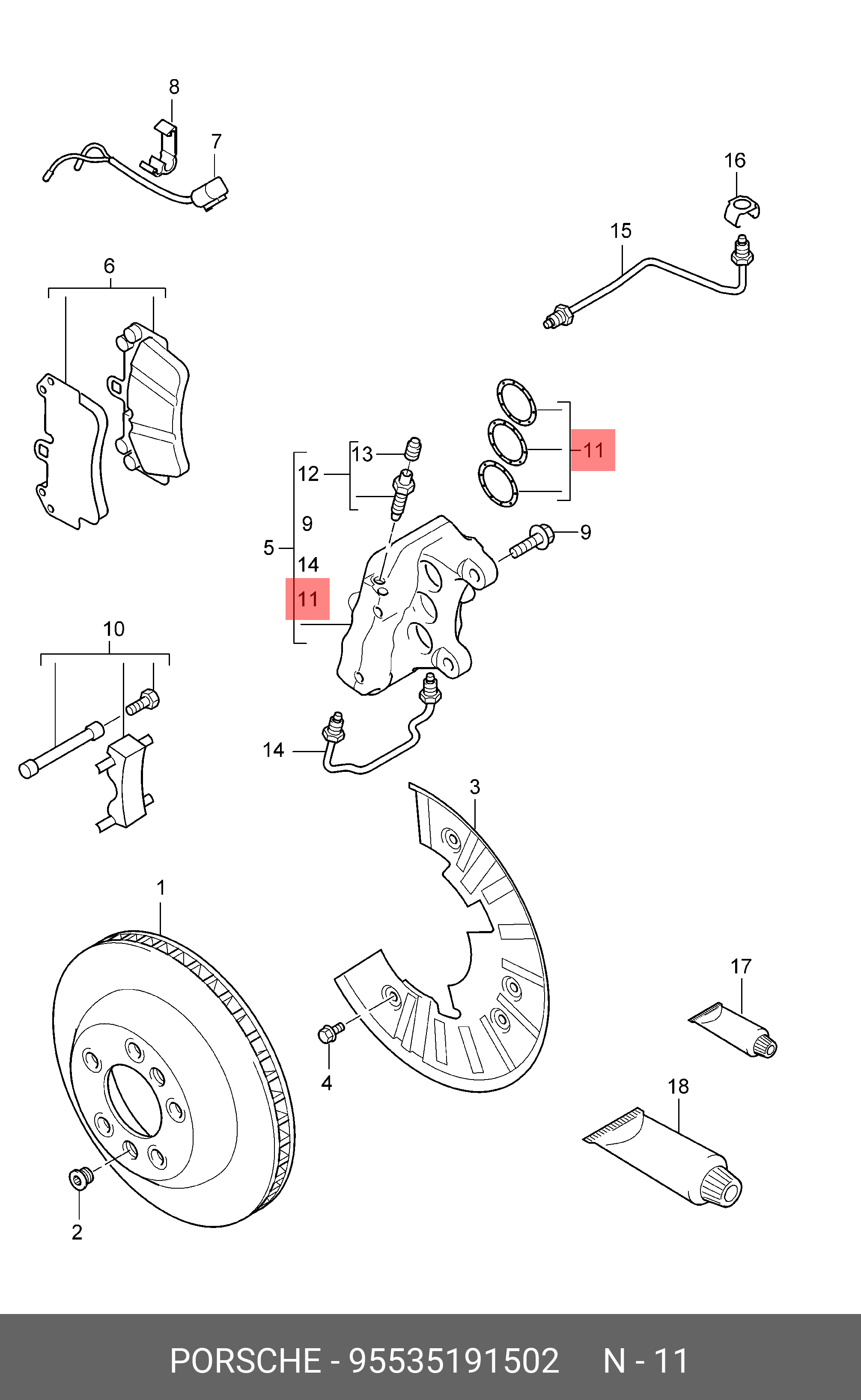 95535191502 PORSCHE 