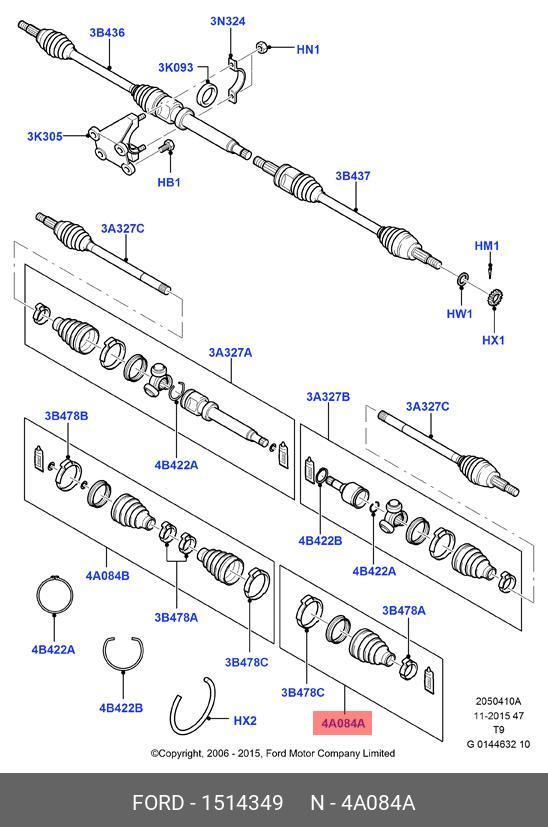 1514349 FORD комплект
