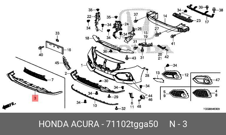 71102TGGA50 HONDA 