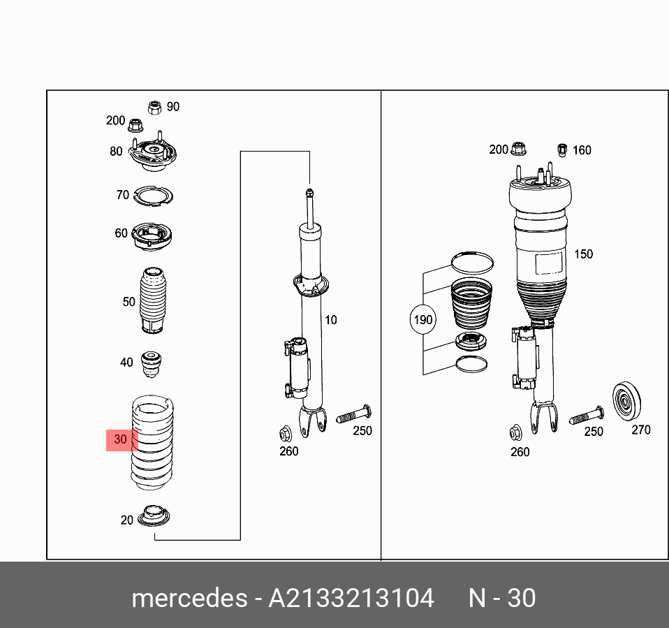 A2133213104 MERCEDES-BENZ ПРУЖИНА ПОДВЕСКИ ВИНТОВАЯ