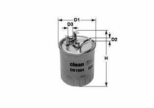DN1904 CLEAN FILTER Топливный фильтр