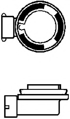 8GH008357001 HELLA Лампа галогеновая Hella H9 PGJ19-5 12V 65W 1 шт.