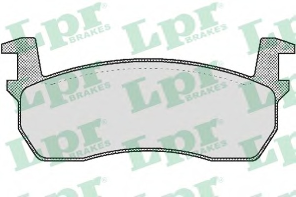 05P313 LPR Комплект тормозных колодок, дисковый тормоз