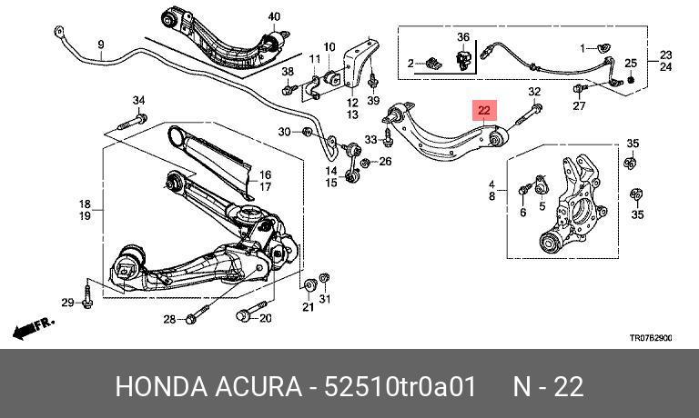 52510TR0A01 HONDA 