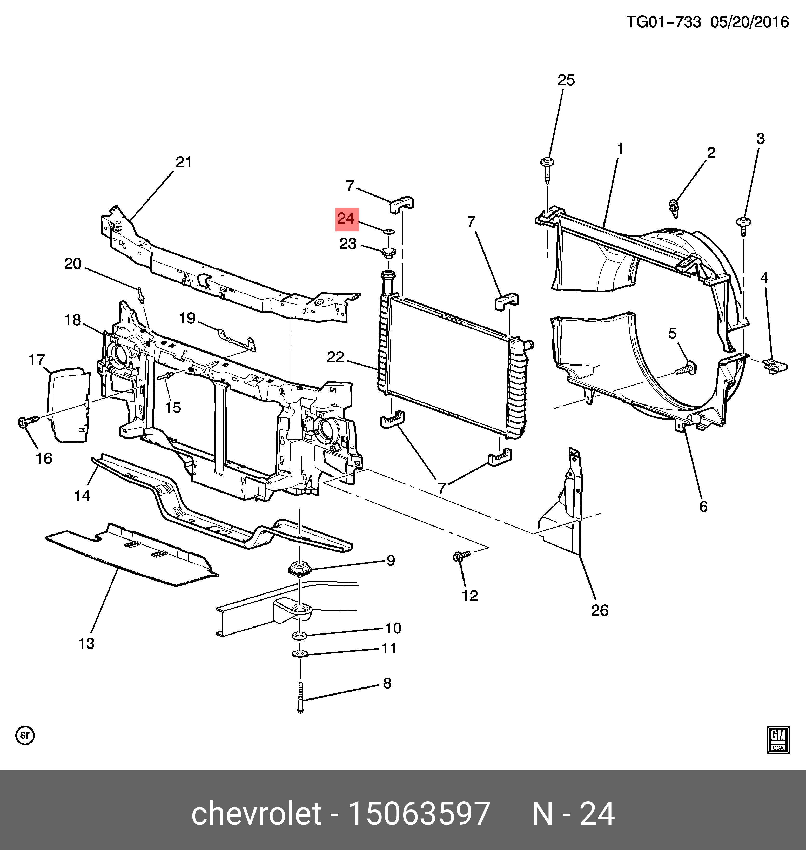15063597 GENERAL MOTORS LABEL,RAD FIL CAP CAUTION(PART OF 9)(DOMESTIC)