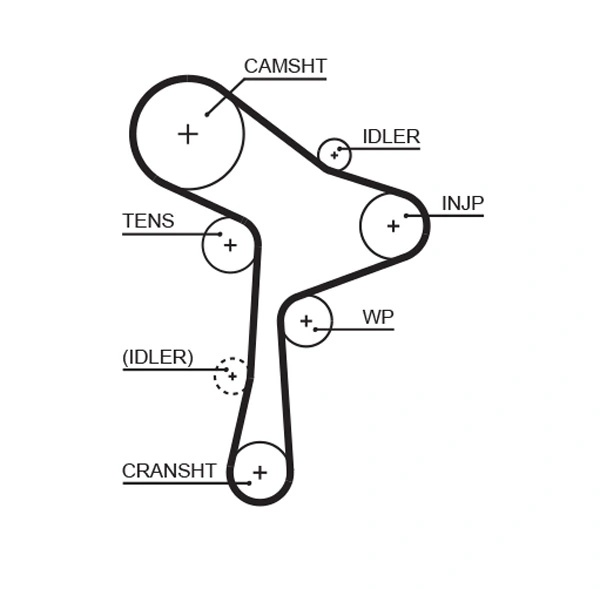 K055678XS GATES Деталь