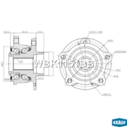 WBK1151BB KRAUF Ступица в сборе