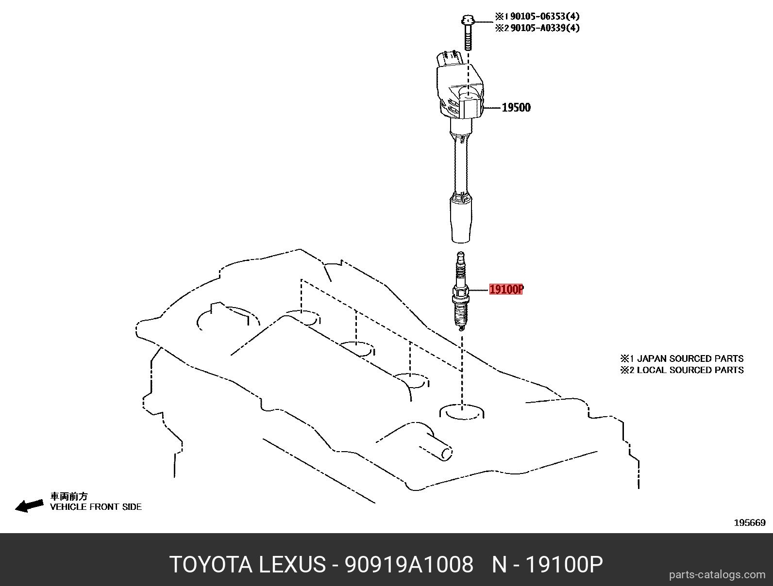 90919A1008 TOYOTA Деталь