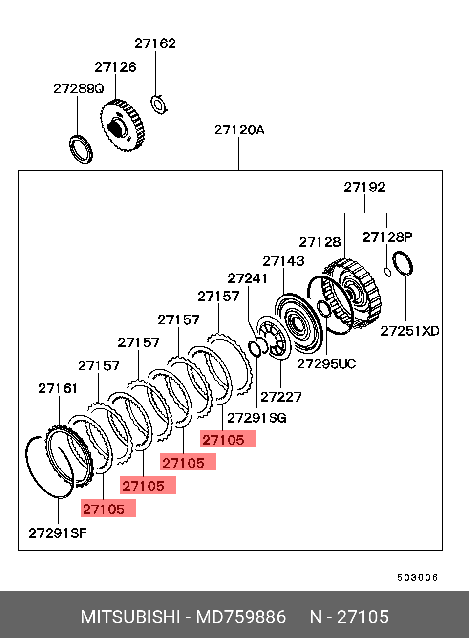 MD759886 MITSUBISHI 