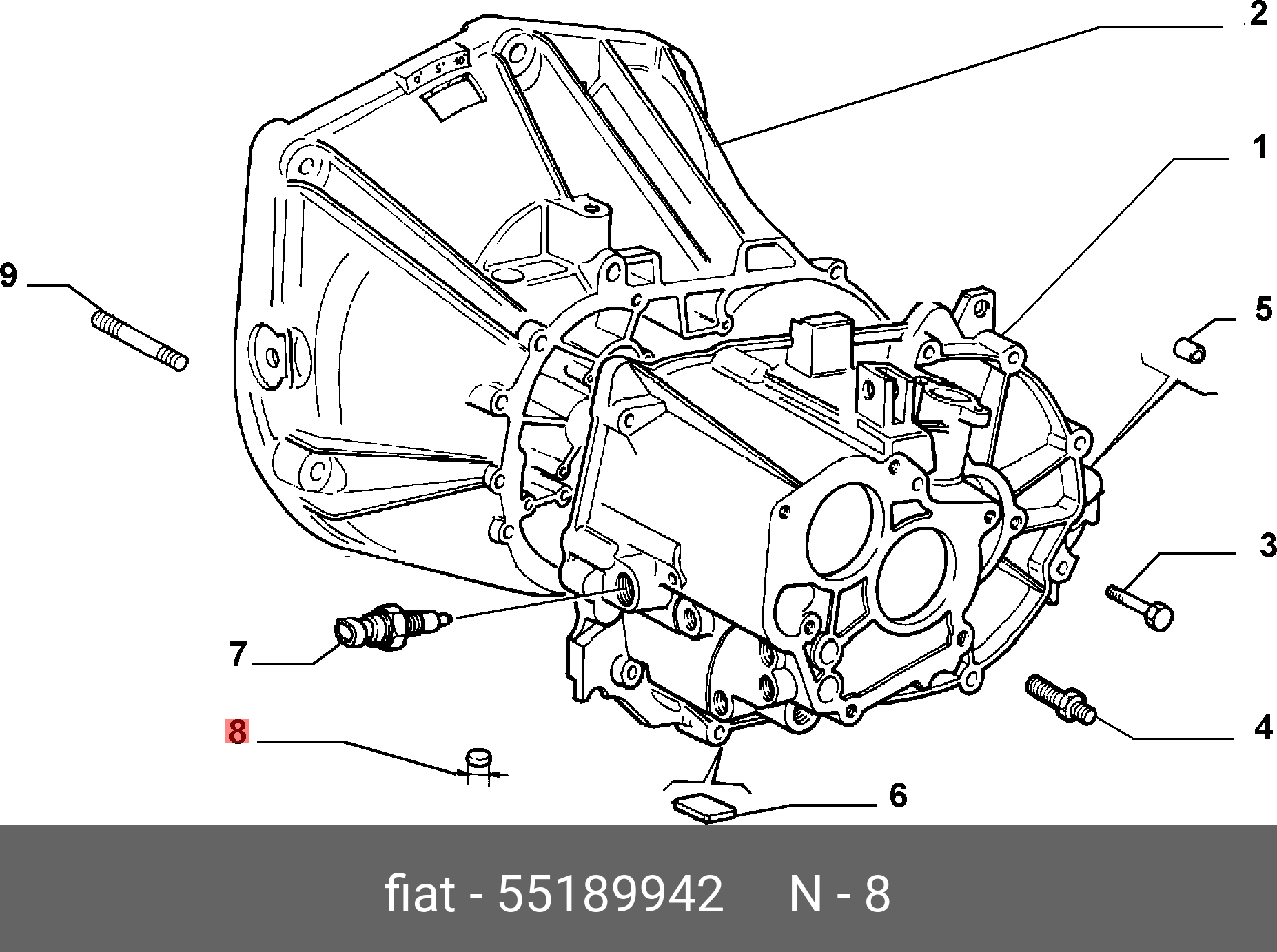 46575533 Fiat OE переключатель света заднего вида fiat 126p oe бу купить по цене