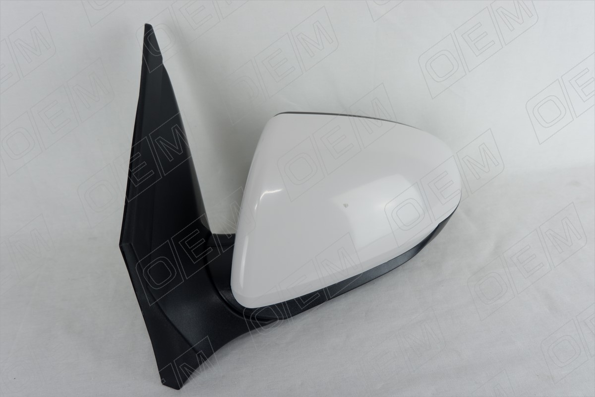 OEM0019ZL O.E.M. Зеркало левое Hyundai Solaris 2 (2017-2022) 5 контактов, без повторителя, белое, с обогревом, с эл. регулировкой