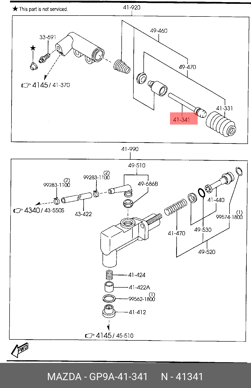 GP9A41341 MAZDA -