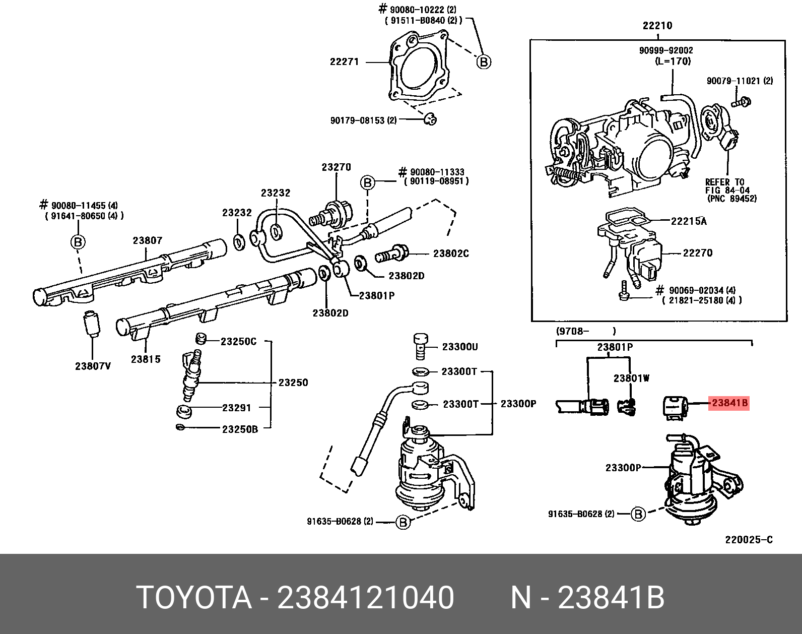 2384121040 TOYOTA ХОМУТ ПЛАСТИКОВЫЙ