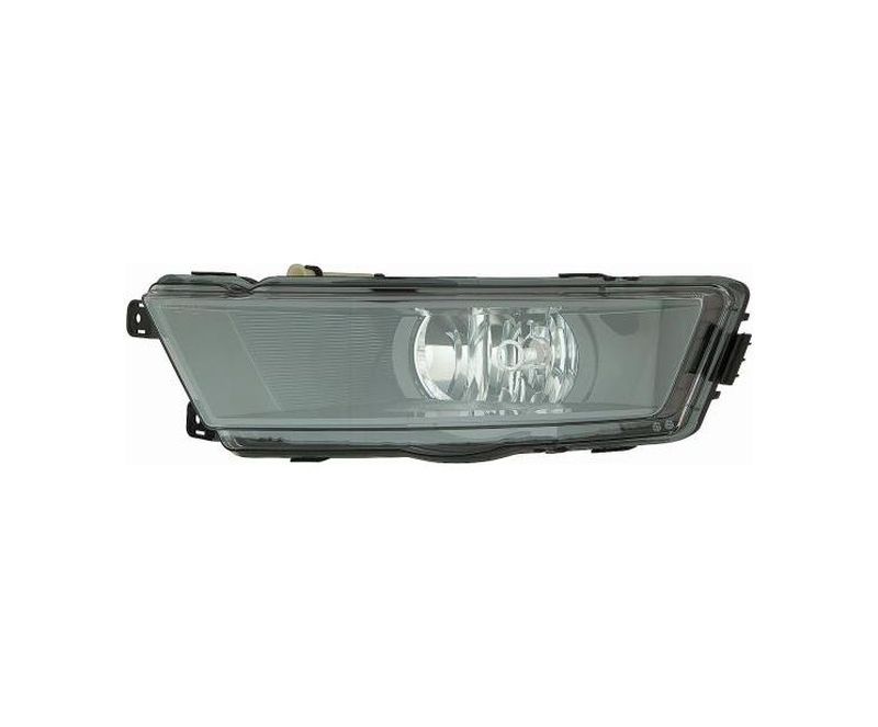 6652012LUE2 DEPO Фара противотуманная лев SKODA rapid 14- ВНУТРИ ЧЕРН