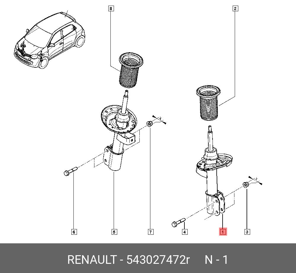 543027472R RENAULT 