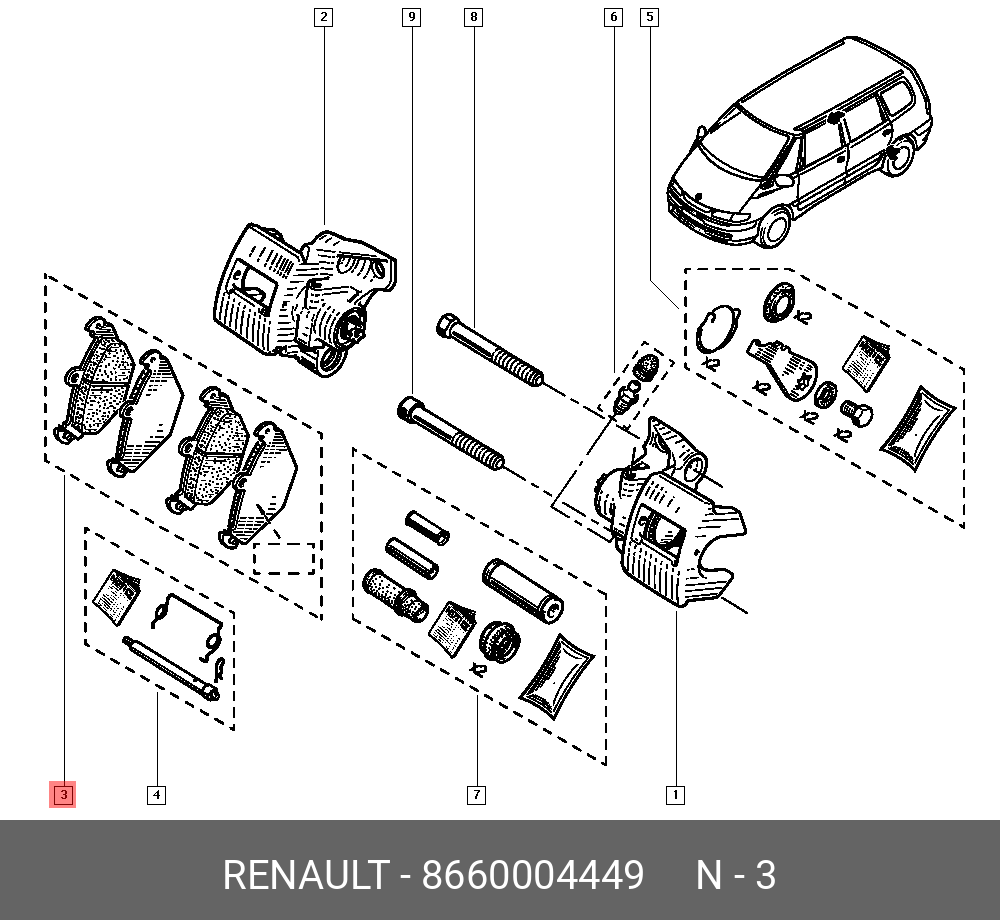 8660004449 RENAULT 