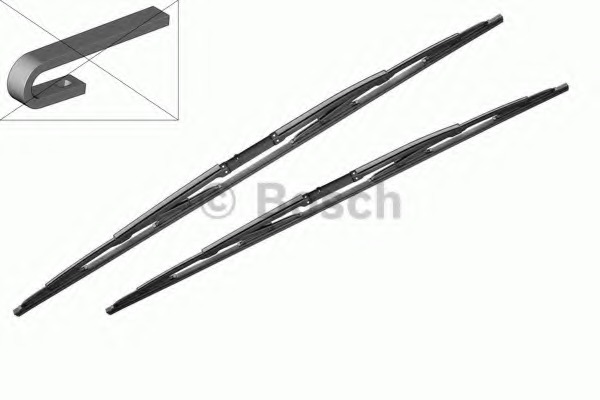 3397005807 BOSCH Щетка стеклоочистителя Bosch 3397005807 TWIN 807