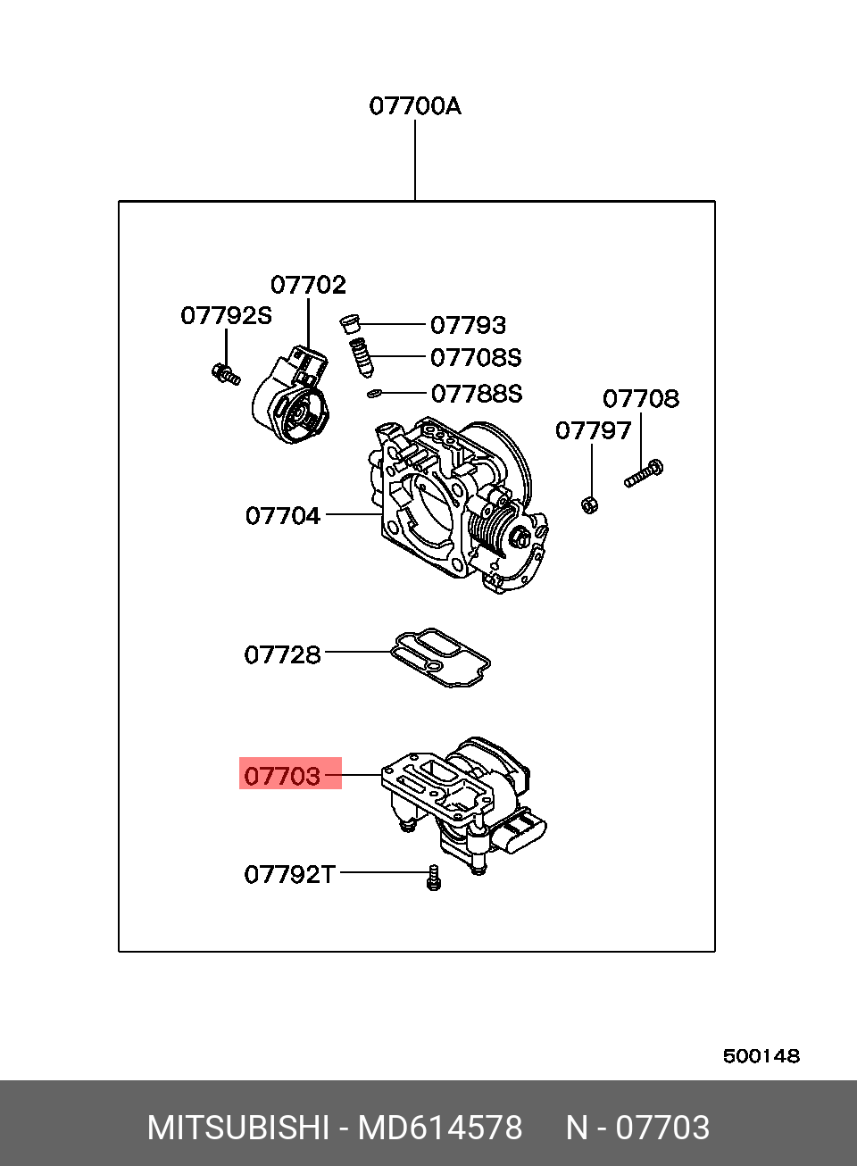 MD614578 MITSUBISHI 