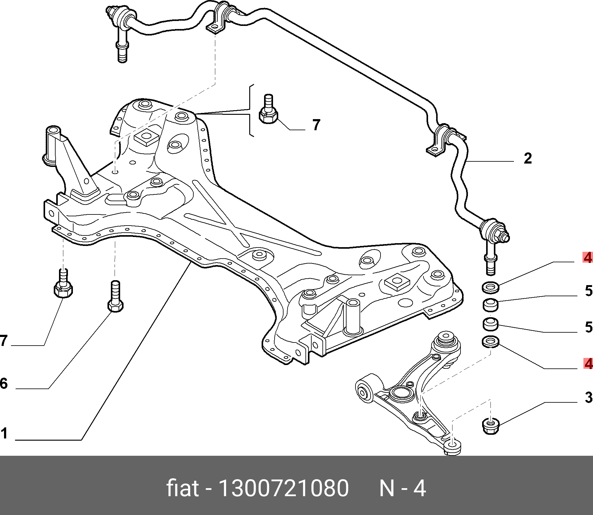 Ремкомплект Задних Рычагов Фиат Лянча Купить