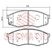 SGBP2912 SEGMATIC Колодка торм диск пер CHANGAN Uni-T 2020- [150*59.4*17]