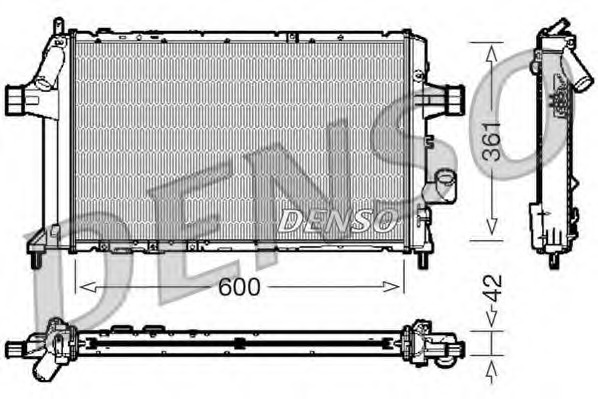 DRM20085 DENSO Радиатор