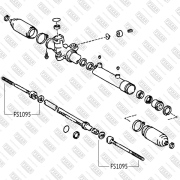 Тяга рулевая левая/правая FIXAR FS1095