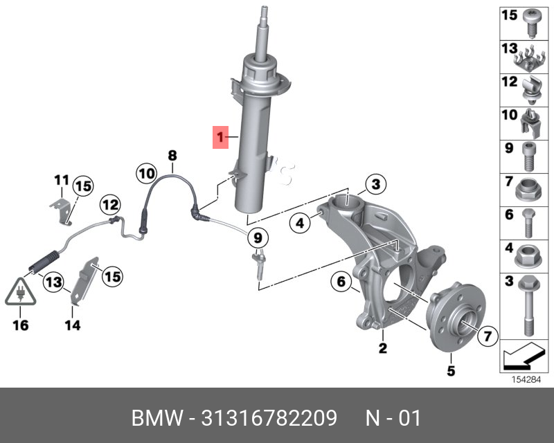 31316782209 BMW Амортизатор