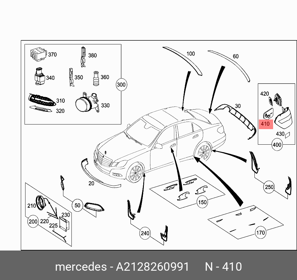 2128260991 MERCEDES-BENZ КОЛЬЦО УПЛОТНИТЕЛЬНОЕ