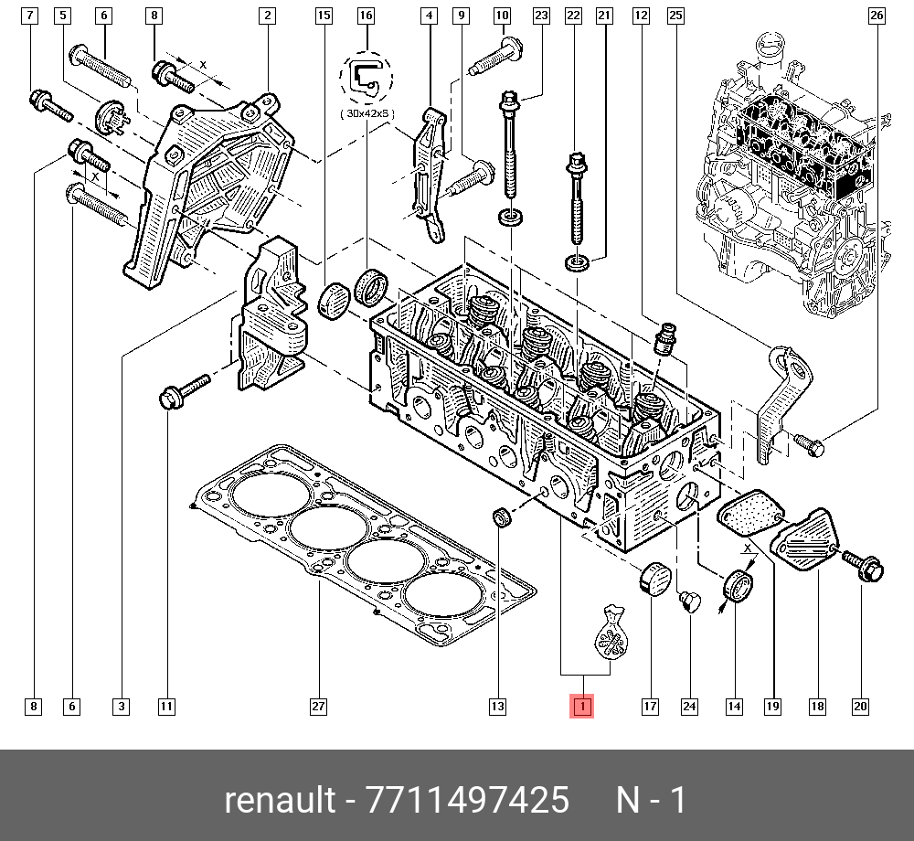 7711497425 RENAULT -
