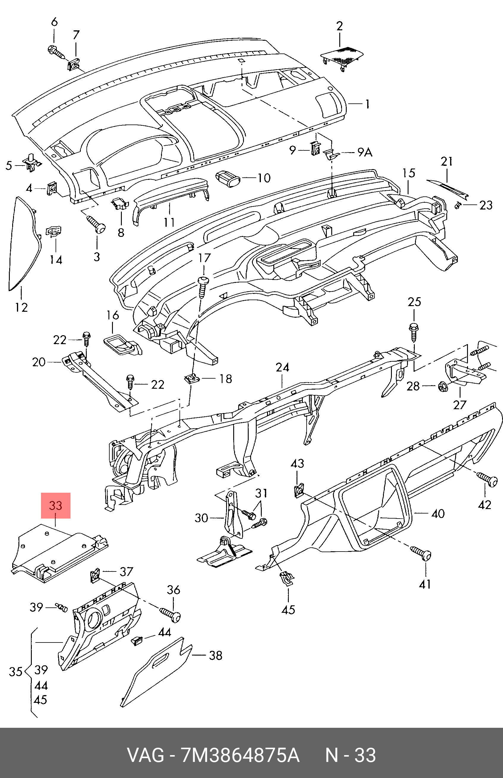 7M3864875A VAG 