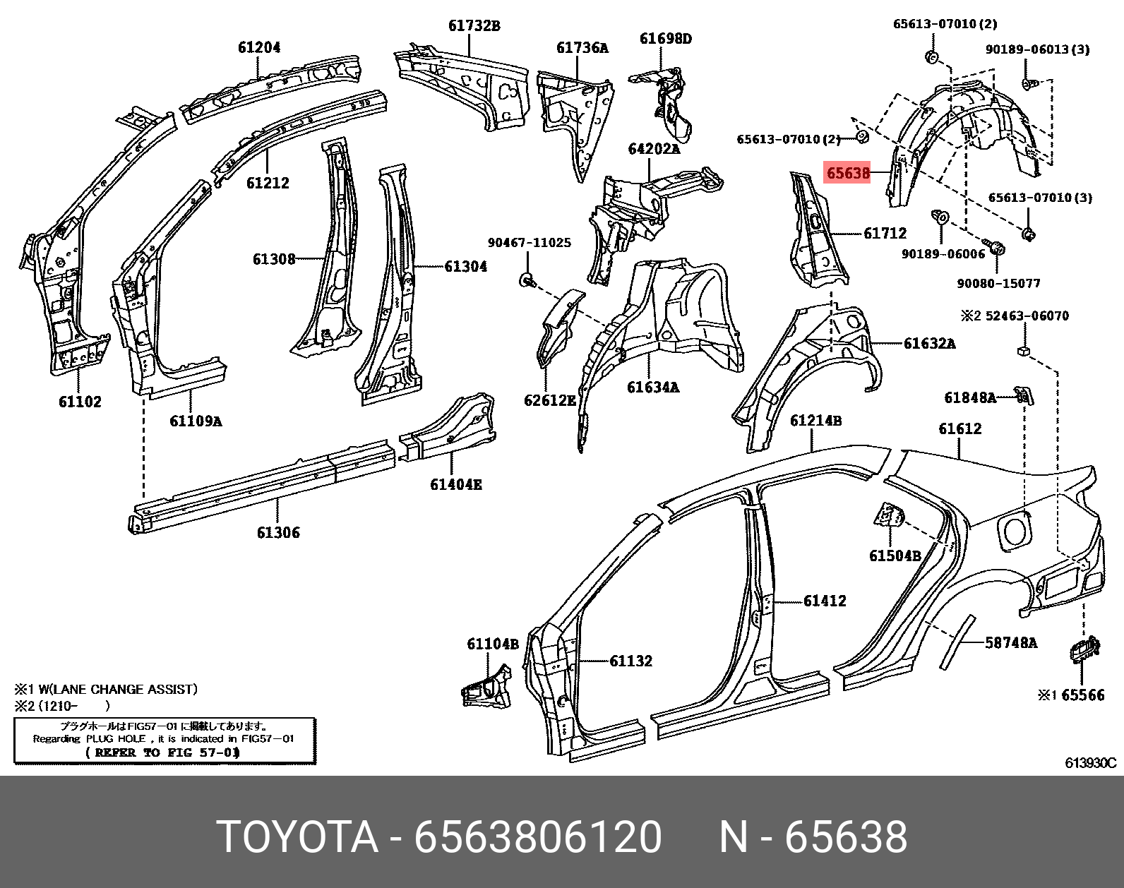 6563806120 TOYOTA 