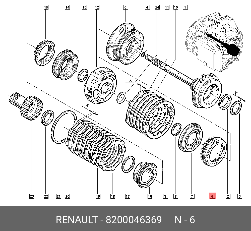 8200046369 RENAULT Деталь