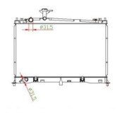 OEM0320RSO O.E.M. Радиатор охлаждения Mazda 6 2002-2007 паяный, 2.0 л бензин, АКПП