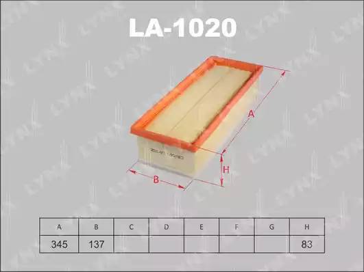 LA1020 LYNX Фильтр воздушный