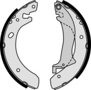 S44504 BREMBO Тормозные колодки барабанные