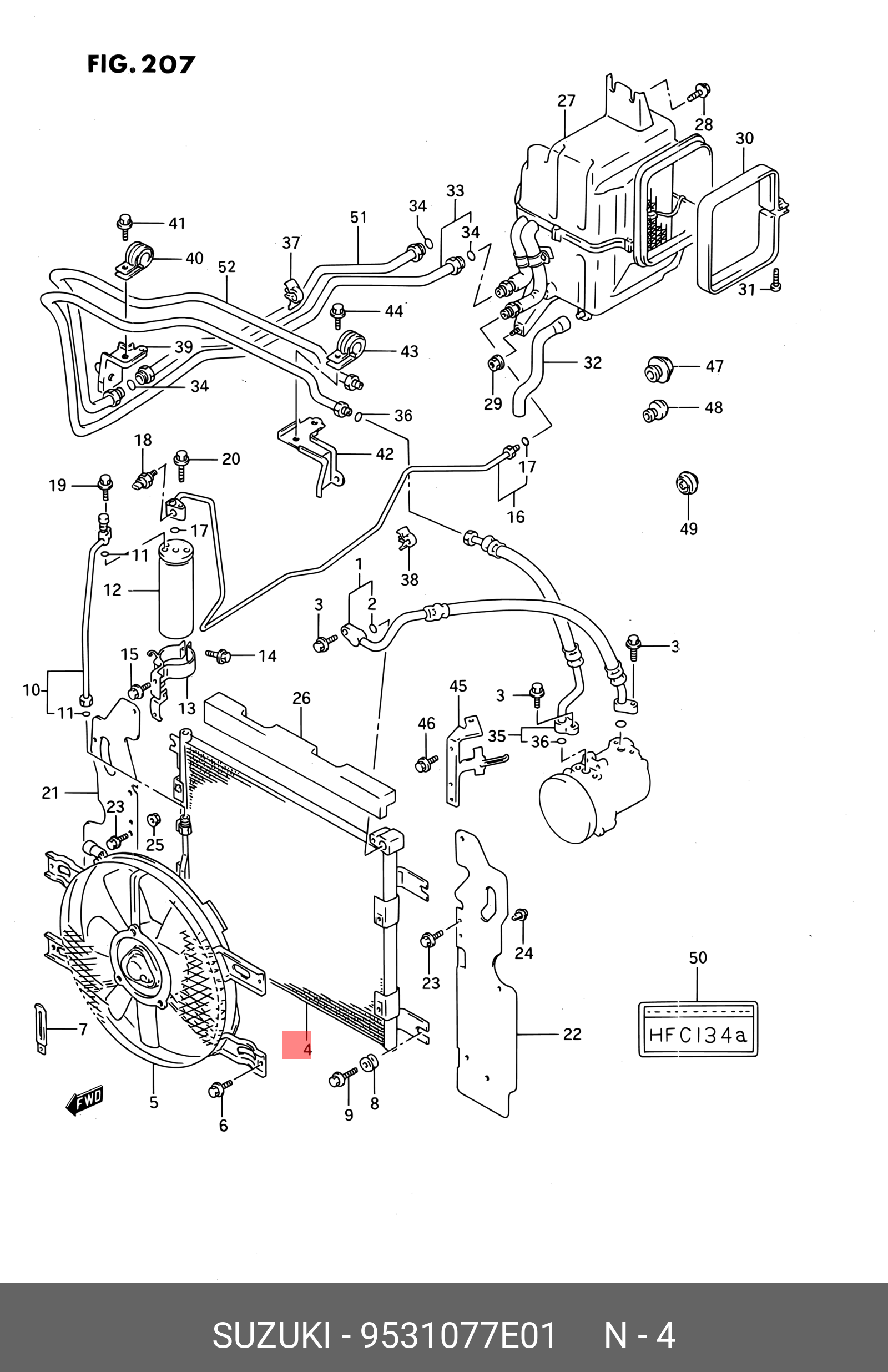 9531077E01 SUZUKI 