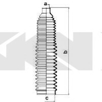 83686 GKN-SPIDAN Пыльник, рулевое управление