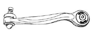 AI0A604812R BODYPARTS AUDI A6 {A8 03-} РЫЧАГ ПЕРЕДН ПОДВЕСКИ ПРАВ ВЕРХН СЗАДИ (Тайвань)