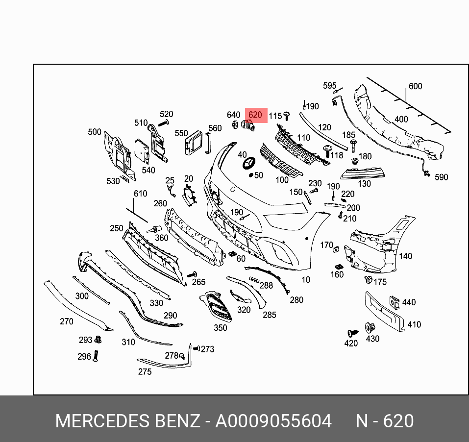 A0009055604 MERCEDES-BENZ ДАТЧИК ПАРКОВОЧНОЙ СИСТЕМЫ