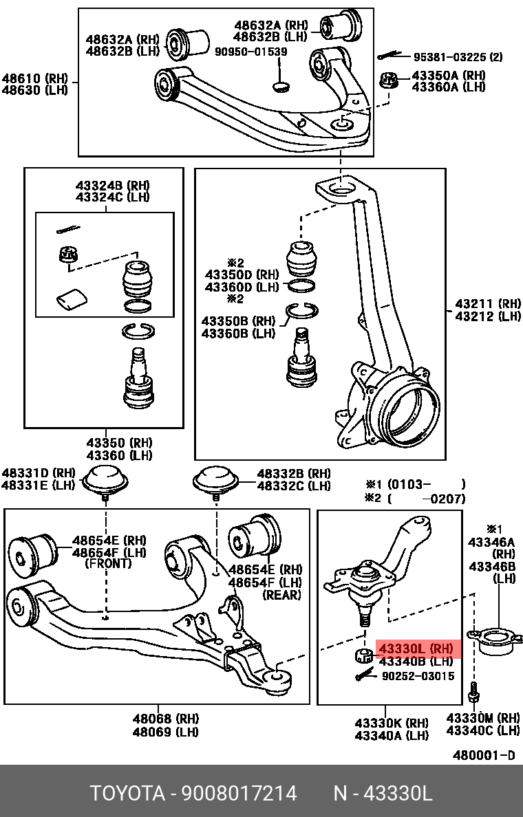 9008017214 TOYOTA -