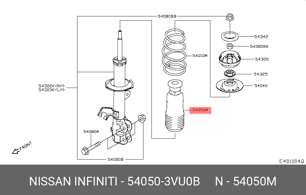 540503VU0B NISSAN 