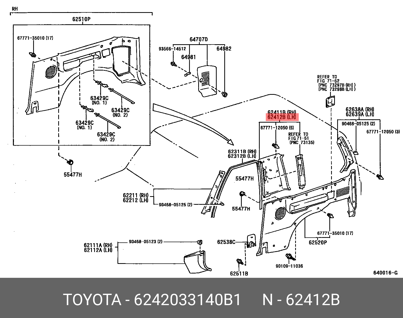 6242033140B1 TOYOTA Деталь