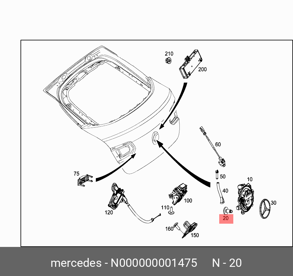 000000001475 MERCEDES-BENZ Болт м6