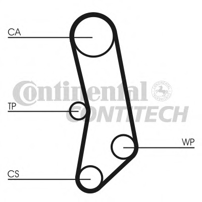 CT503 CONTITECH Ремень ГРМ