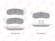 BD4204 LYNX Колодки тормозные дисковые задние