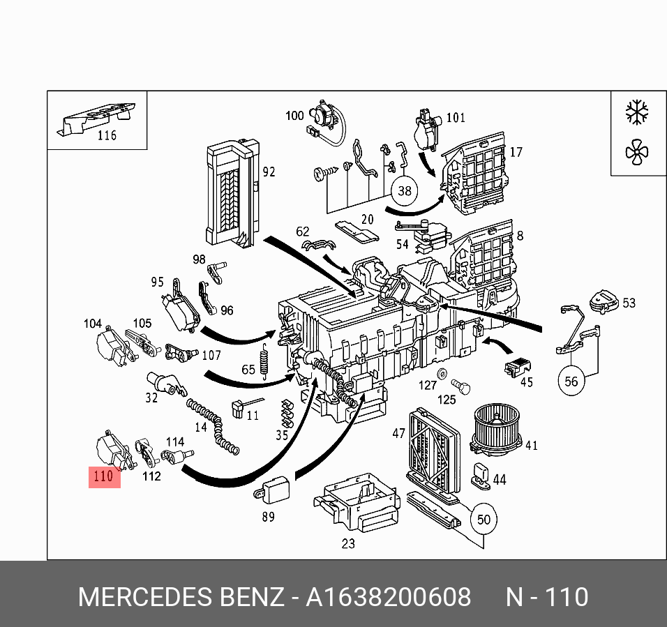 A1638200608 MERCEDES-BENZ ЭЛЕКТРОМОТОР ОТОПИТЕЛЯ A1638200608 MERCEDES-BENZ ЭЛЕКТРОМОТОР ОТОПИТЕЛЯ